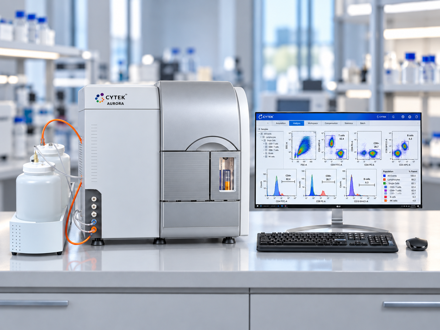 Aurora CS spectral cell sorter